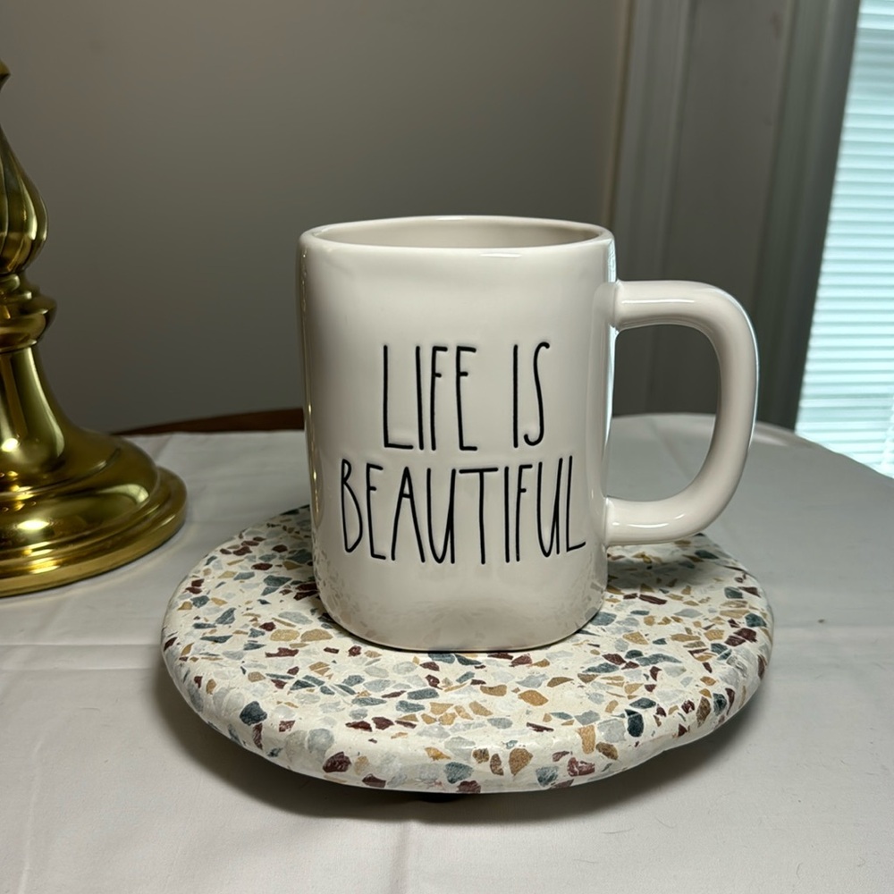 Rae Dunn Life is Beautiful coffee/ tea mug